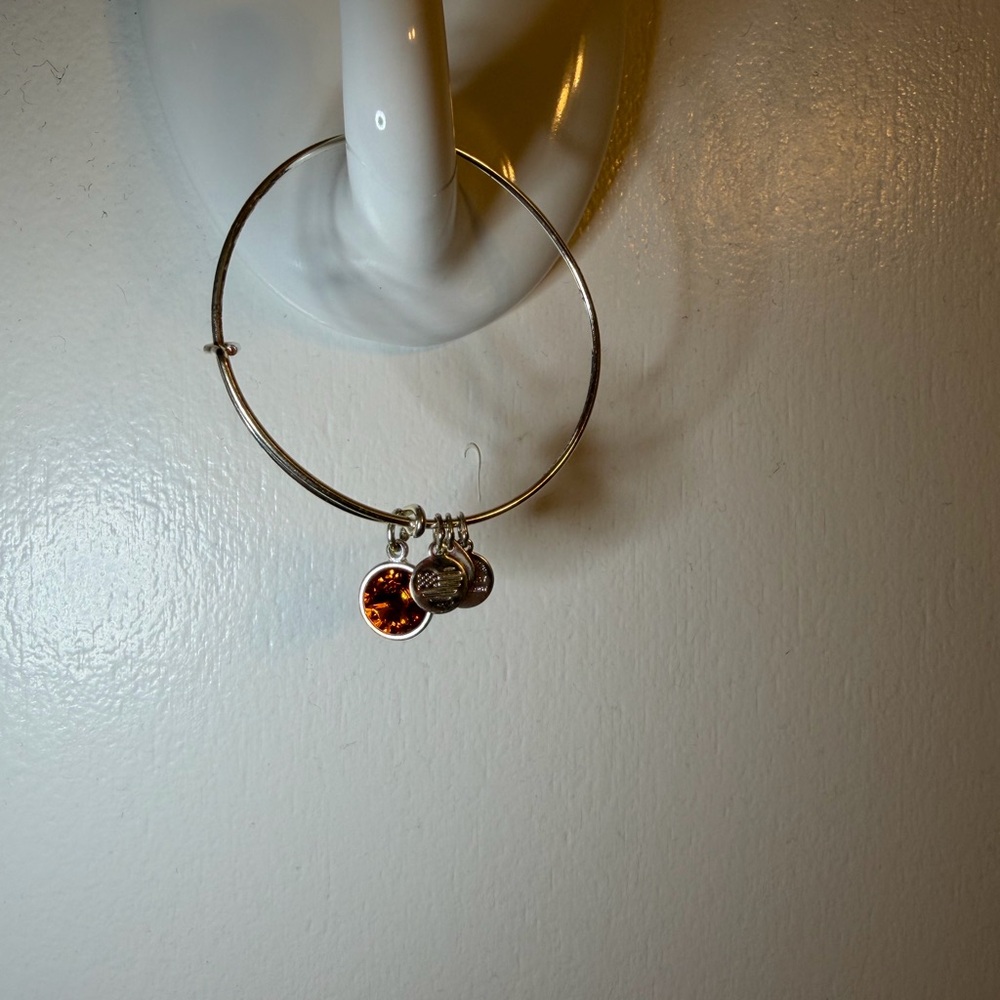 Alex and Ani November Birthstone Charm Bracelet